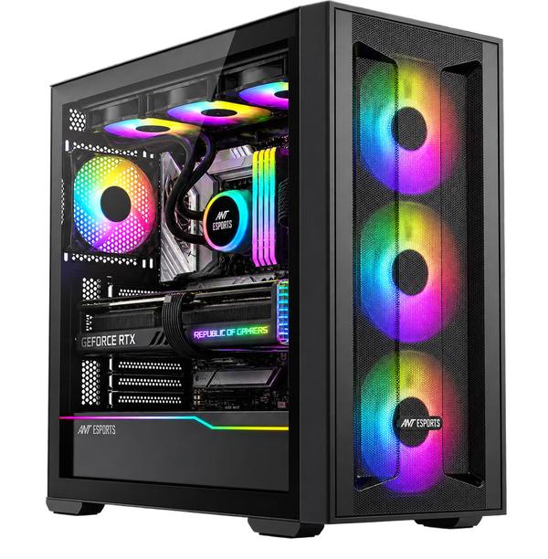 Titan Core 360 Gaming Chassis - Black