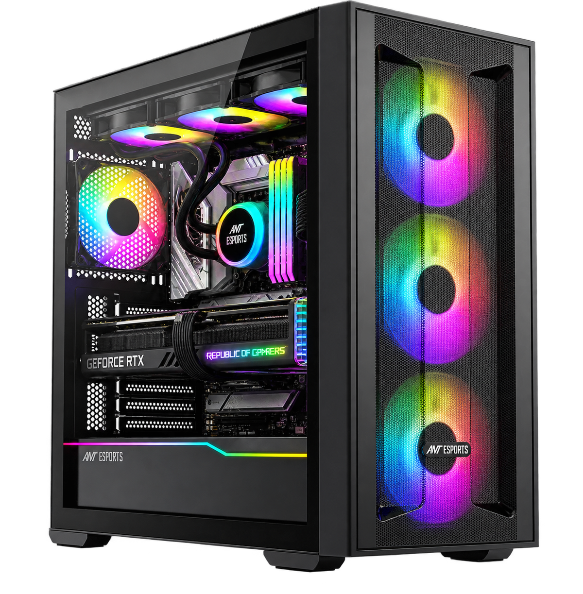 Titan Core 360 Gaming Chassis - Black