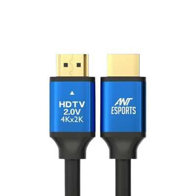 HDMI 2.0 Cable with Blue Metal Cap - 2 Meters