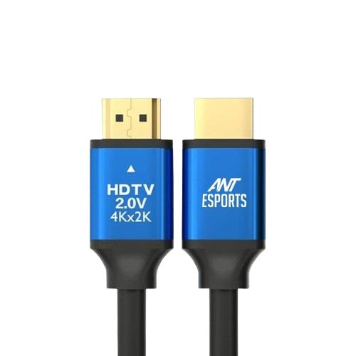 HDMI 2.0 Cable with Blue Metal Cap - 2 Meters