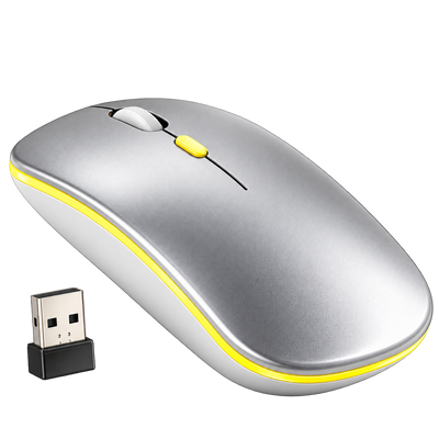 Globe 25 Dual-Mode Wireless Mouse - 30Hr Playtime, White
