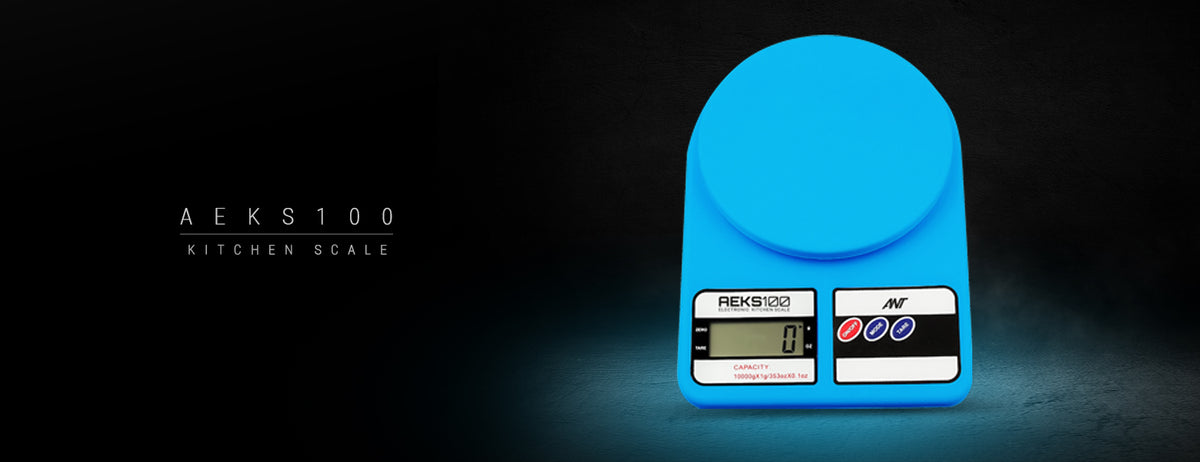 AEKS100 Electronic Kitchen Scale - Blue