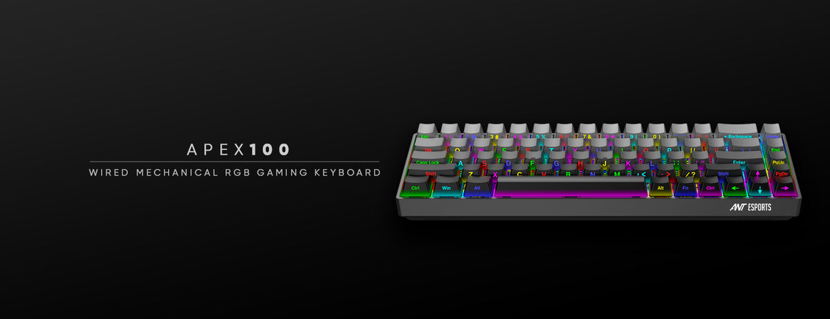 Apex 100 Mechanical Keyboard - Gray Gradient