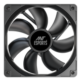 CarbonFlow 120mm Black Case Fan