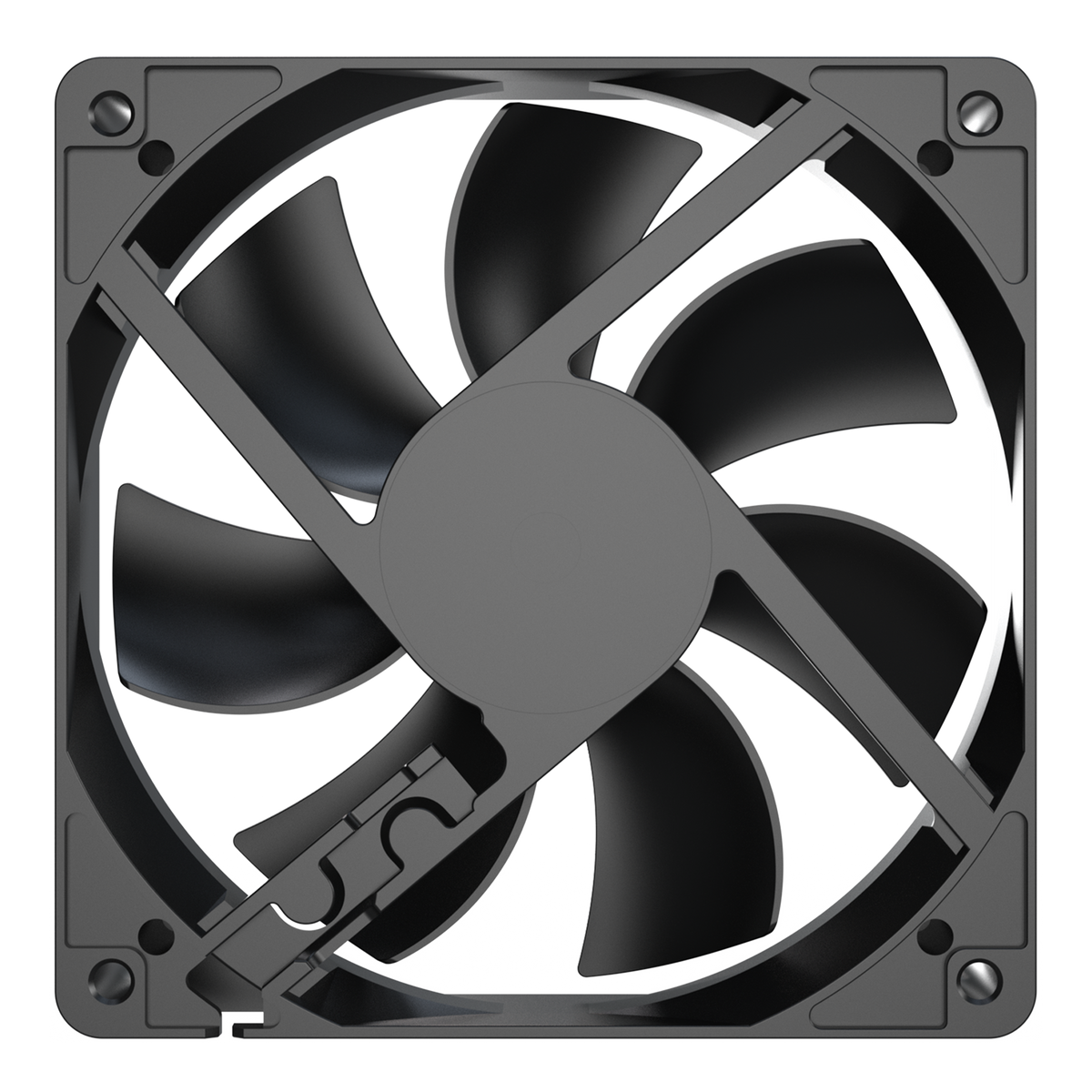 CarbonFlow 120mm Black Case Fan