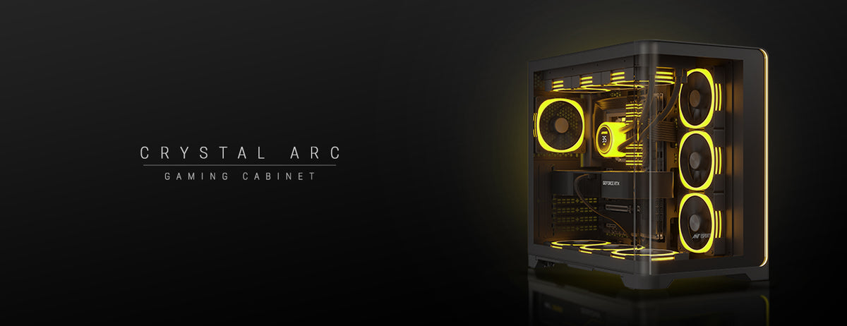 Crystal ARC Gaming Chassis - Black