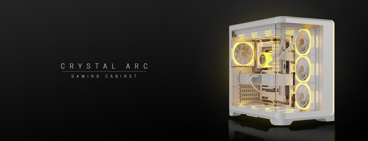 Crystal ARC Gaming Chassis - White