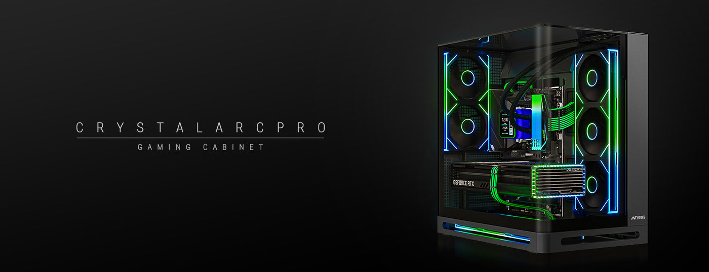 Crystal Arc Pro Gaming Chassis Black