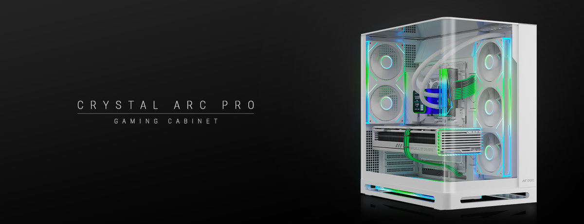 Crystal Arc Pro Gaming Chassis White