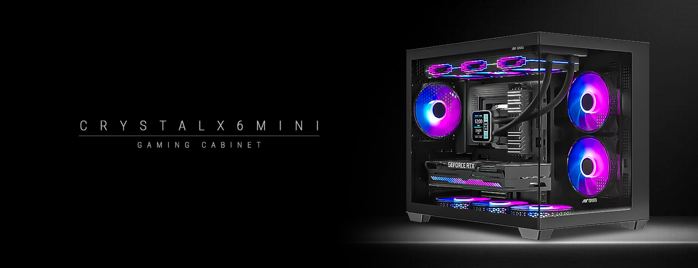 X6 Mini Gaming Chassis - Black