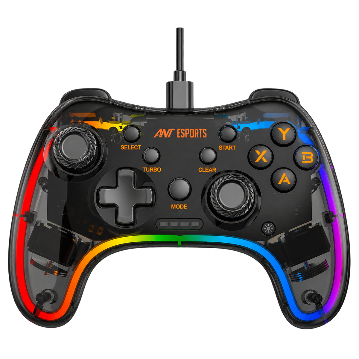 GP310R Wireless Gamepad with Neon RGB - D-Input & X-Input