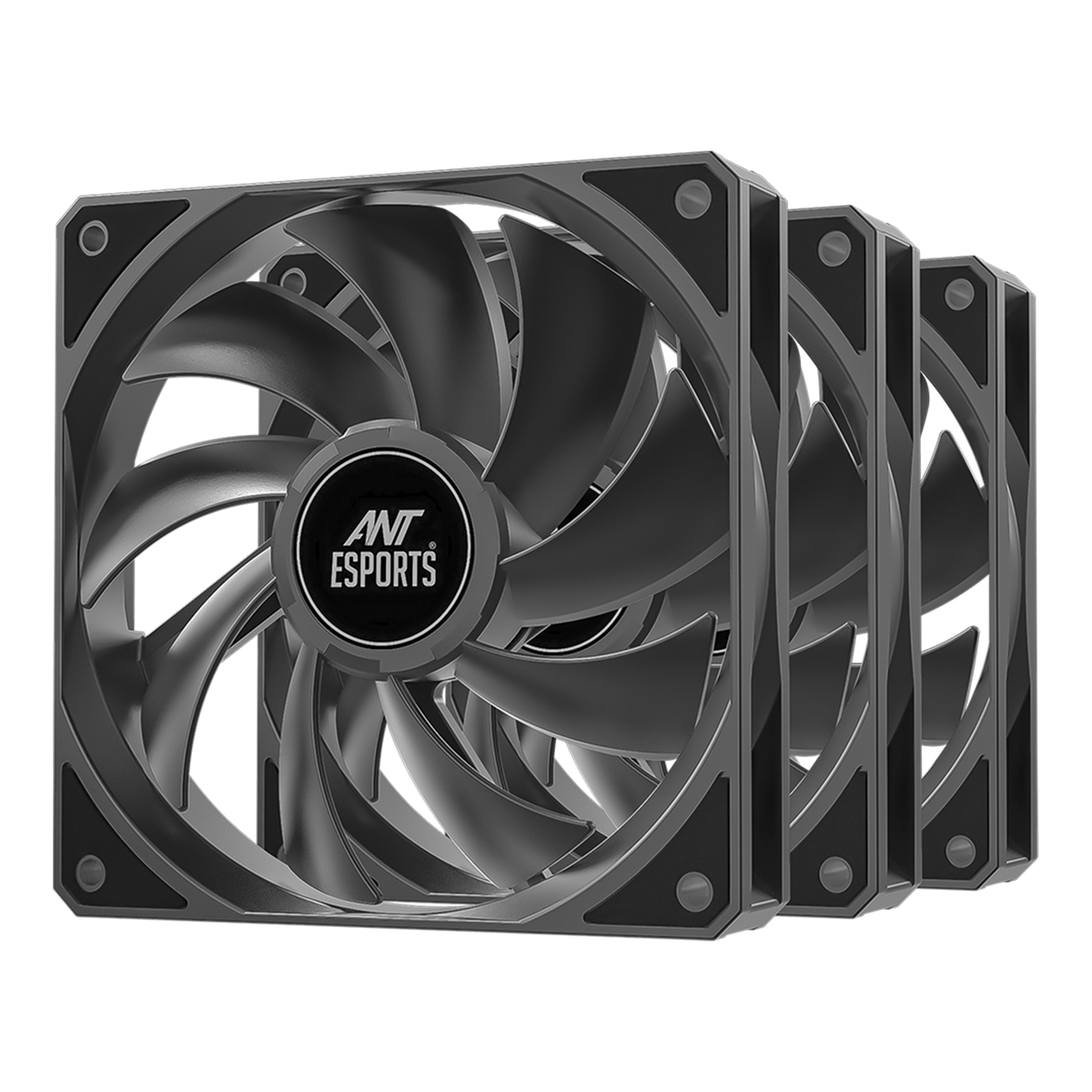 Darkflow 3x120mm PWM Black Case Fan