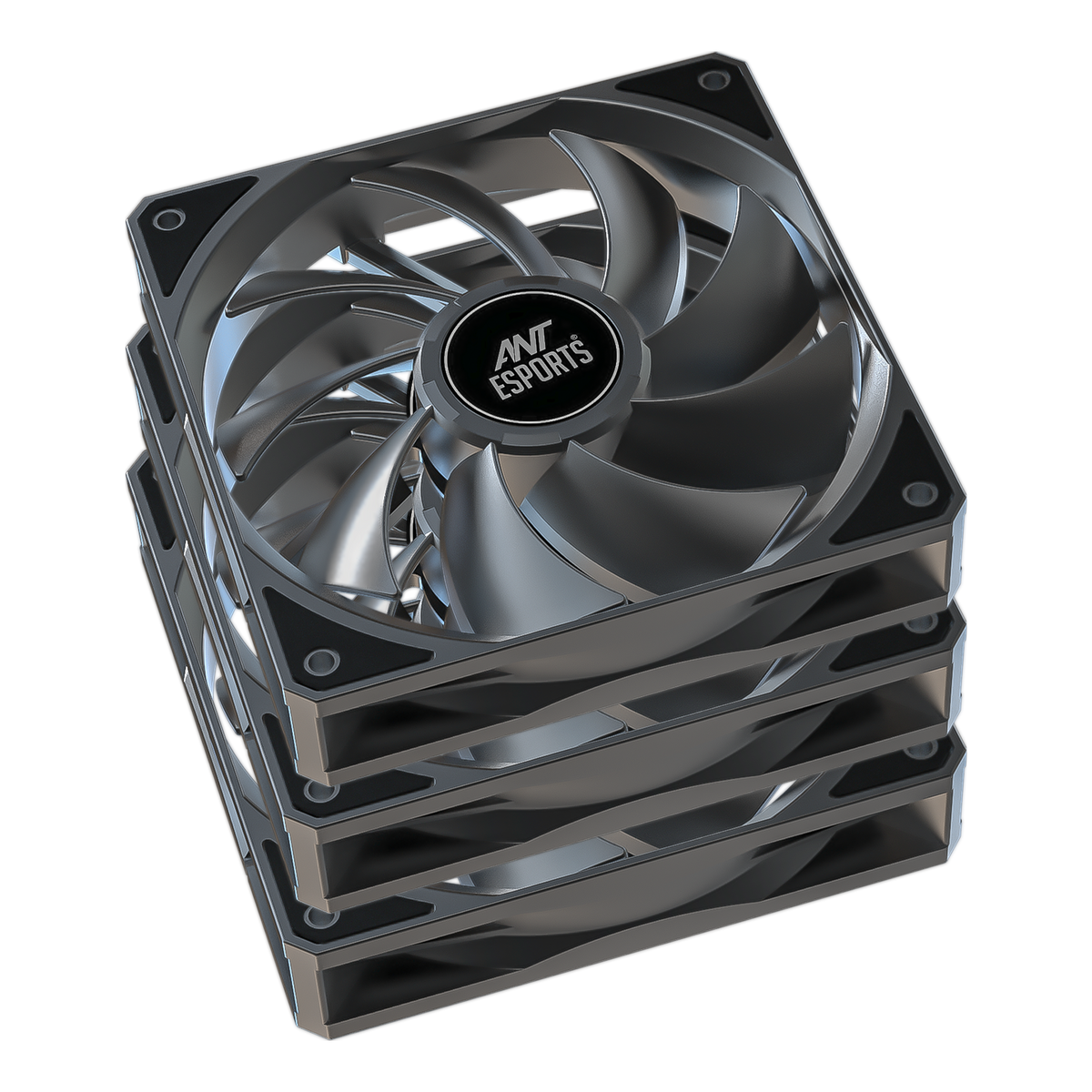 Darkflow 3x120mm PWM Black Case Fan