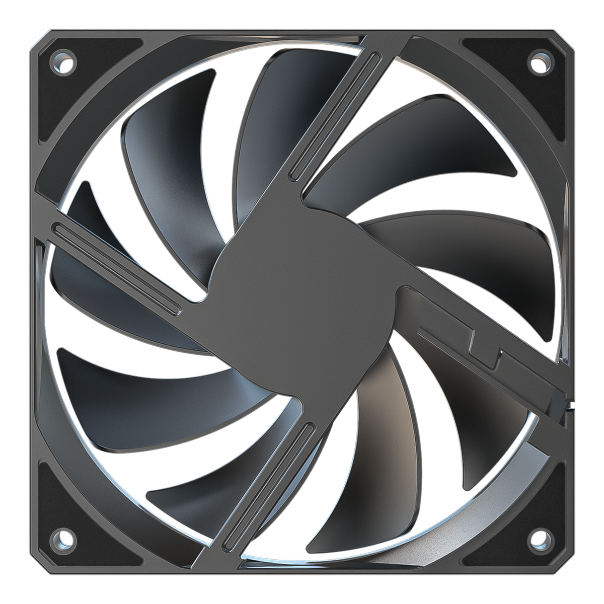 Darkflow 3x120mm PWM Black Case Fan