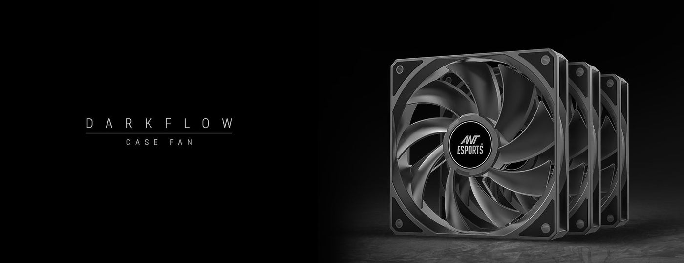 Darkflow 3x120mm PWM Black Case Fan