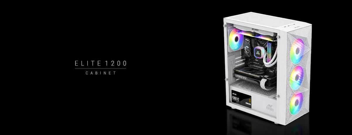 Elite 1200 Gaming Chassis White