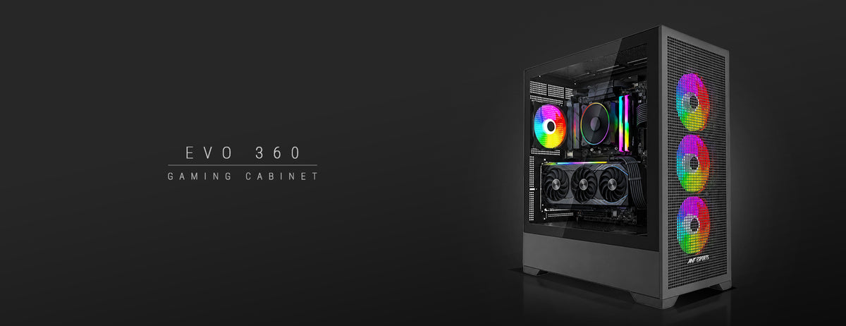 EVO 360 Gaming Chassis - Black