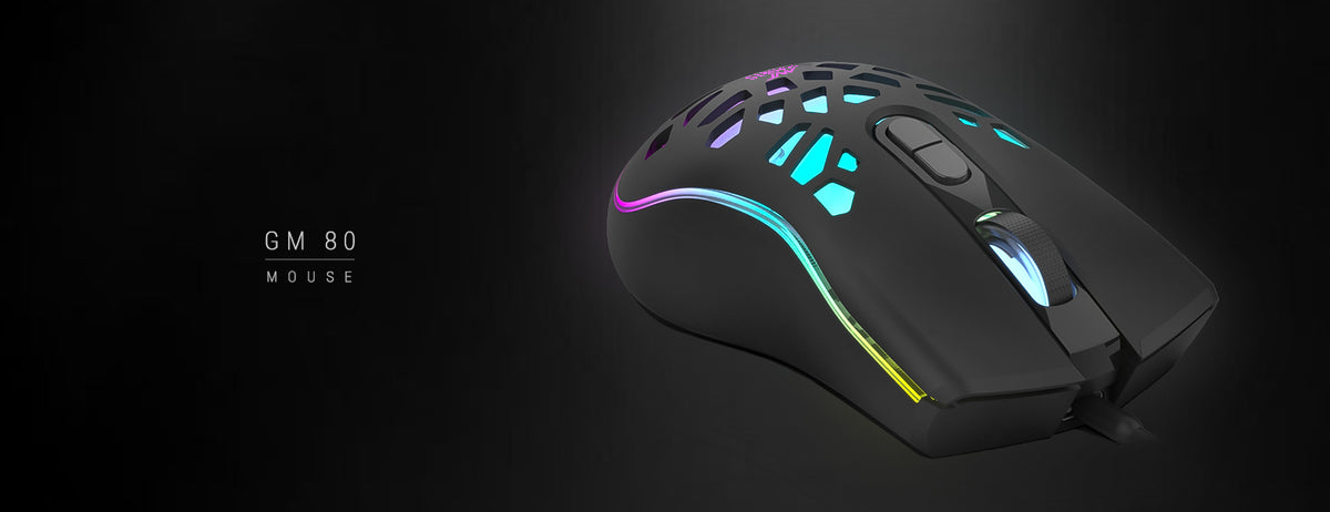 GM80 Optical Gaming Mouse - Black