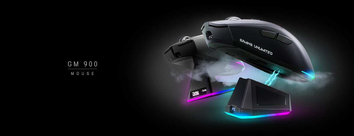 GM900 Wireless Gaming Mouse - Black