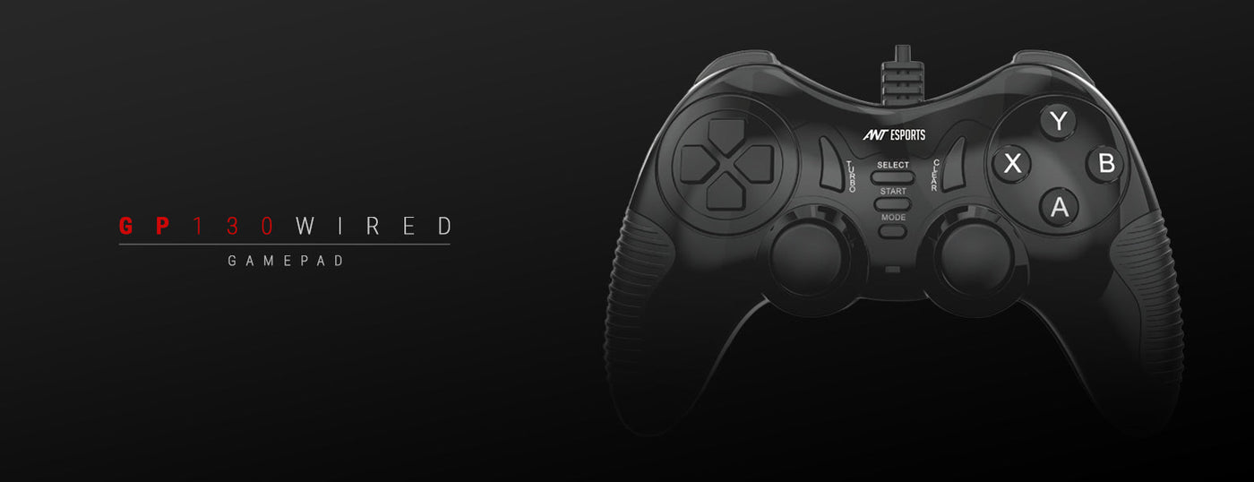 GP130 Wired Gamepad - Black