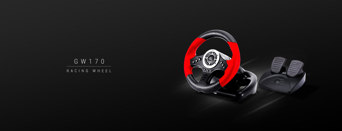GW170 Competition Racing Wheel with Pedals - Universal