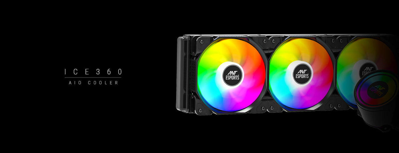 ICE-360 Liquid Cooler ARGB - Black