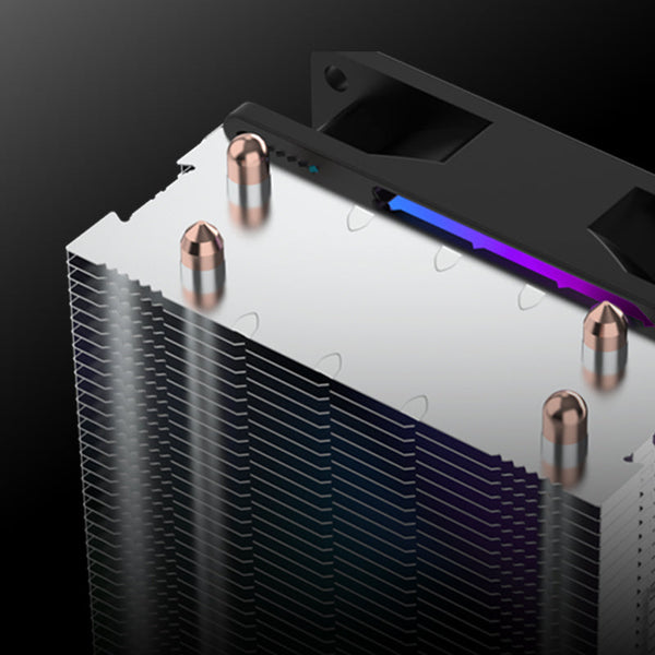 Intricate Heat Dissipation Fin Stack Design