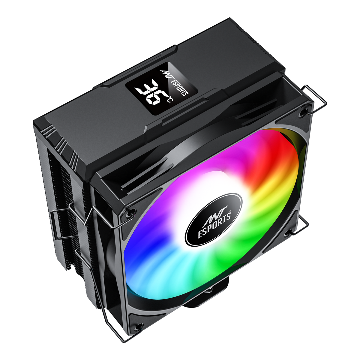 ICE-C612 Digital CPU Air Cooler with Temperature Display