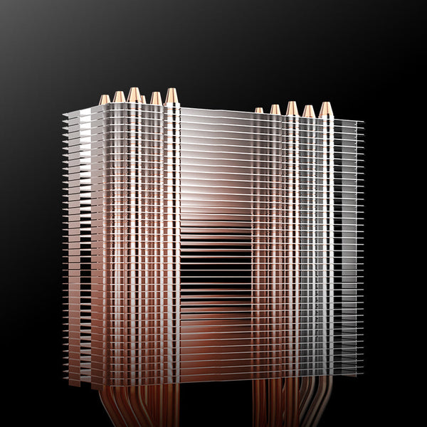 Intricate Heat Dissipation Fin Stack Design