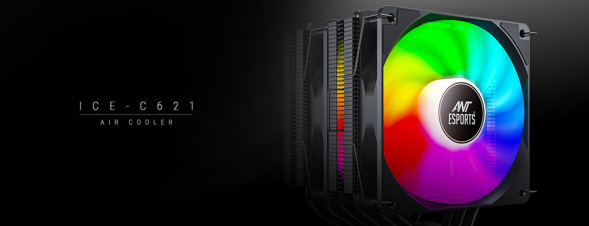 ICE-C621 Dual Tower CPU Air Cooler