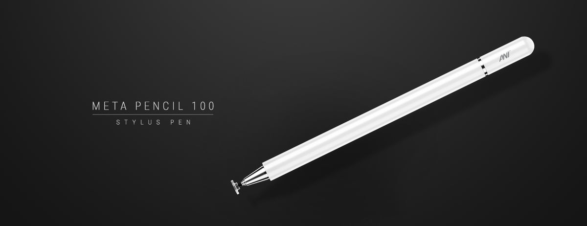 META Pencil 100 Passive Stylus - White