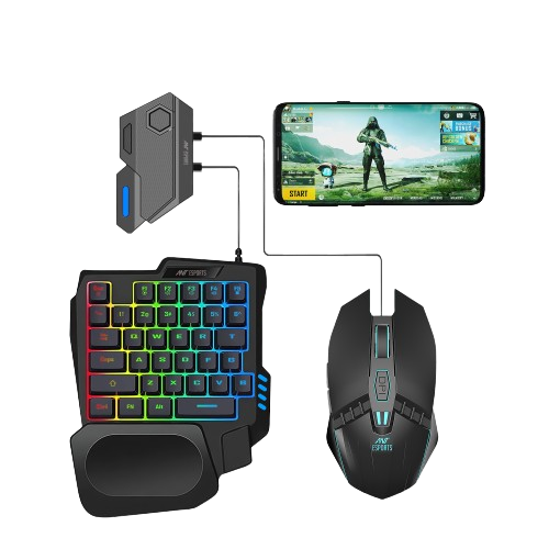 MG401 Four in One Wireless Mobile Gaming Combo Keyboard