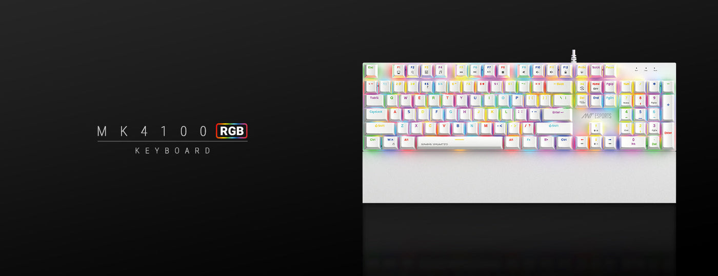 MK4100 Per-Key RGB Mechanical Wired Gaming Keyboard