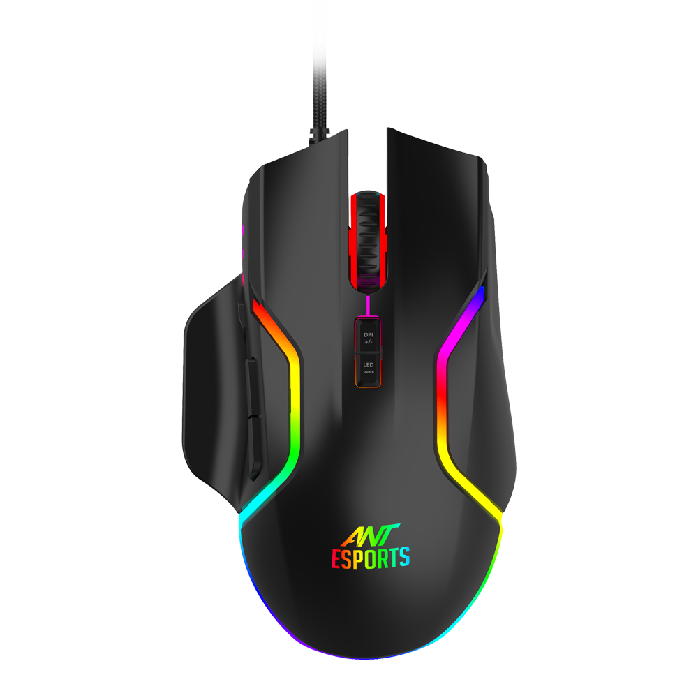 GM320 RGB Gaming Mouse - Black