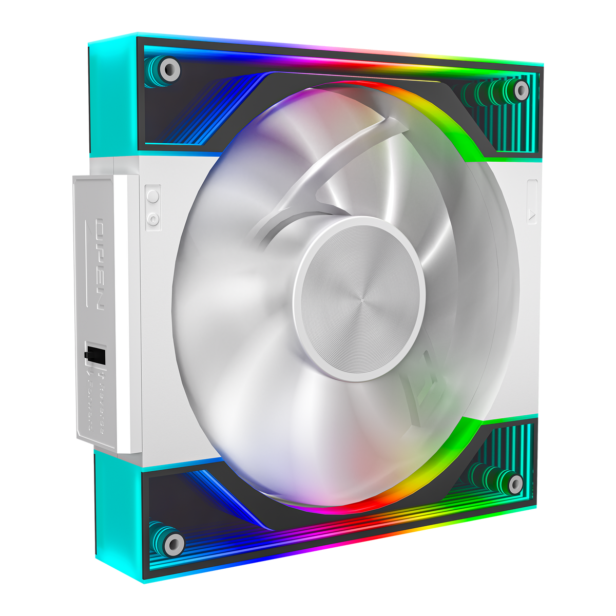 QUARTZFLOW KIT 3x120MM CASE FAN KIT ARGB (WHITE)