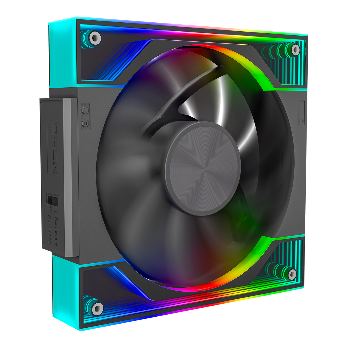 QUARTZFLOW 3x120MM CASE FAN KIT ARGB (BLACK)