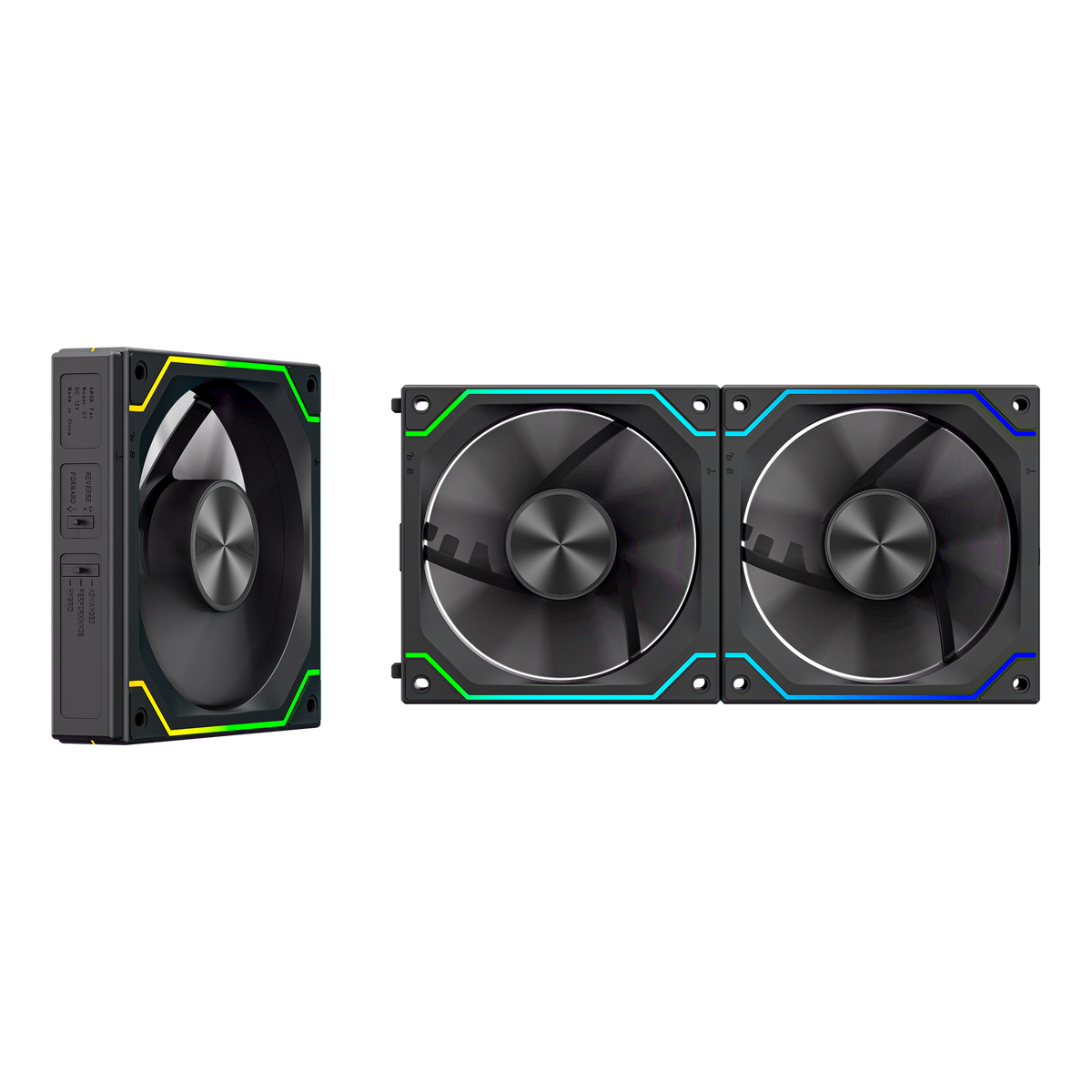 SHIFTFLOW KIT 3x120MM CASE FAN KIT ARGB (BLACK)