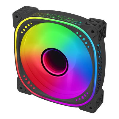 Spectraflow 3x120mm ARGB Black Case Fan Kit