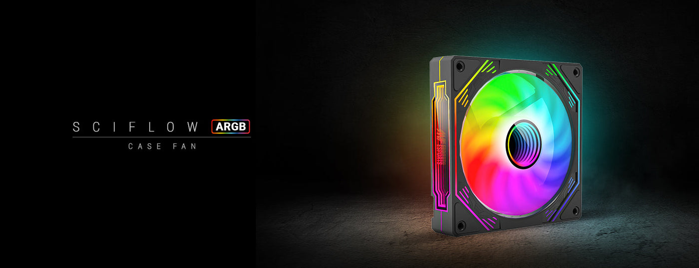 Sciflow 120mm ARGB Black Case Fan