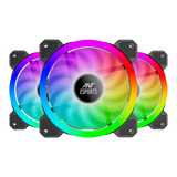 Superflow 3x120mm ARGB Black Case Fan Kit