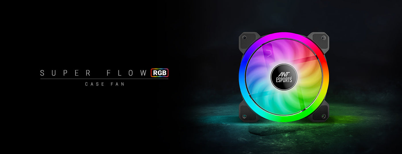 Superflow V2 120mm ARGB Black Case Fan