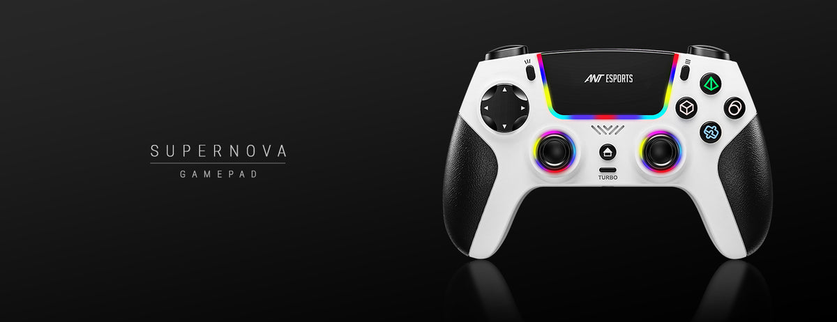 Supernova Tri-Mode Wireless Gamepad - White