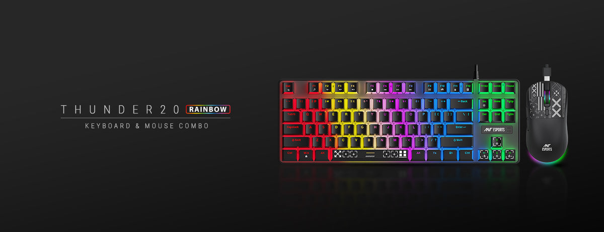 Thunder20 TKL Keyboard & Mouse Combo - Black