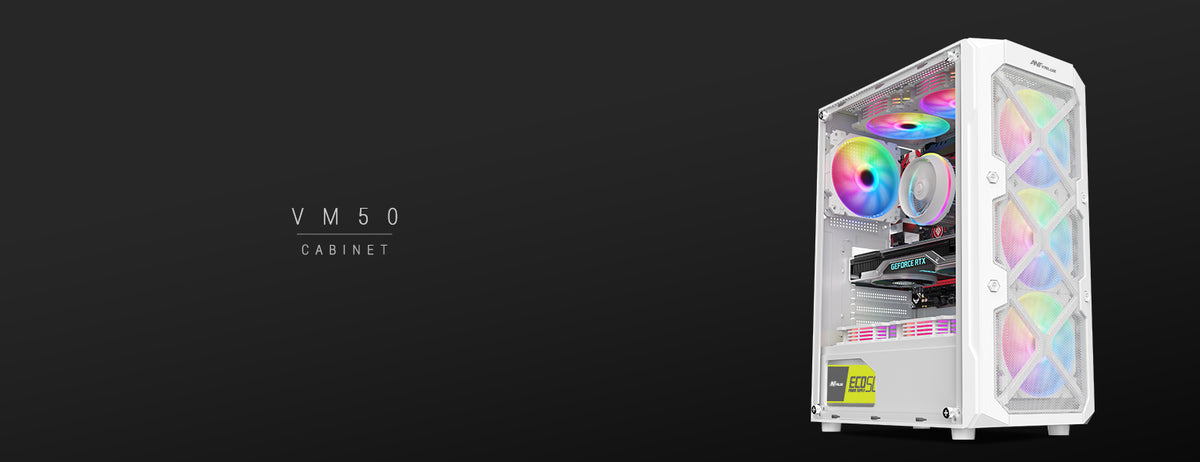 VM50 Gaming Cabinet - White