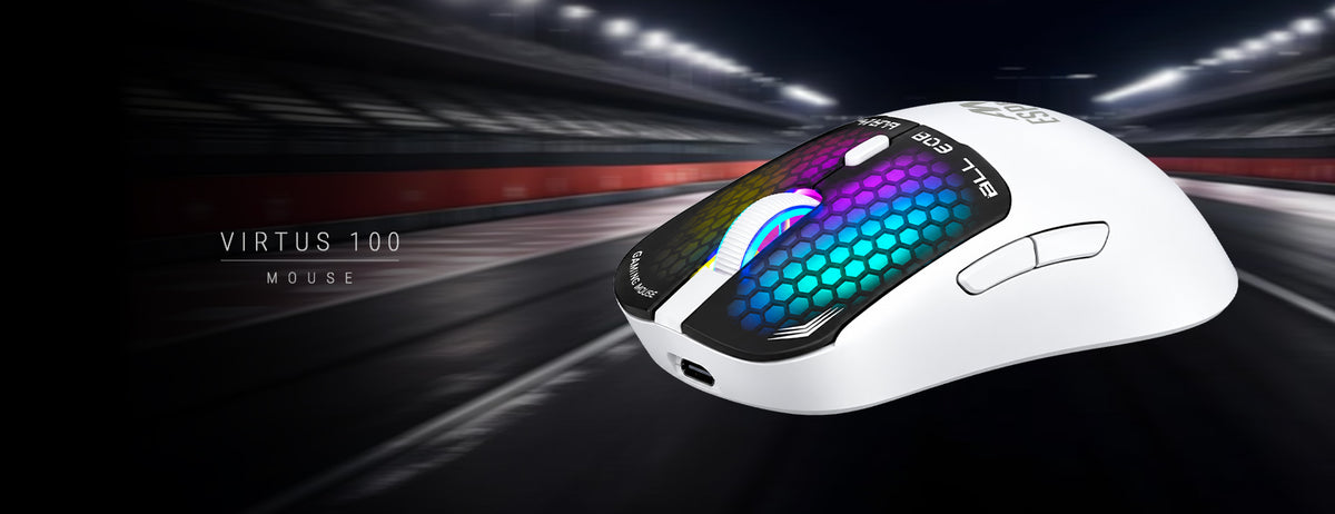 Virtus 100 Gaming Mouse - White