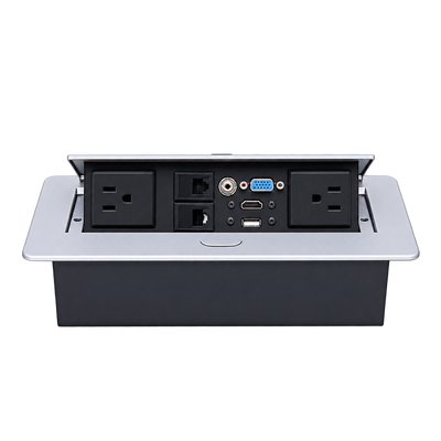 Desktop Pop-Up Socket - Silver