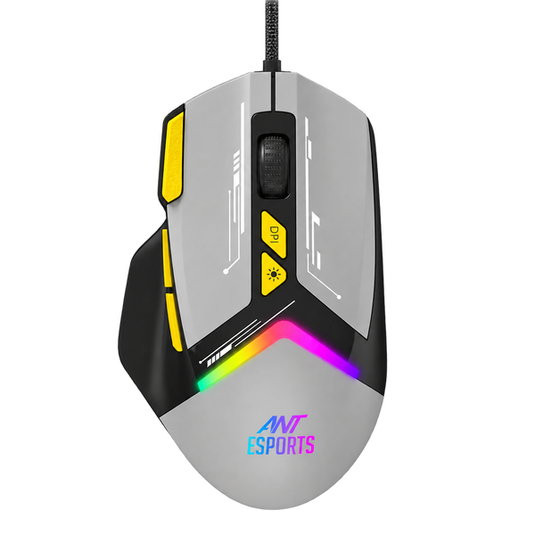 GM333 Gaming Mouse - Black/Grey/Yellow