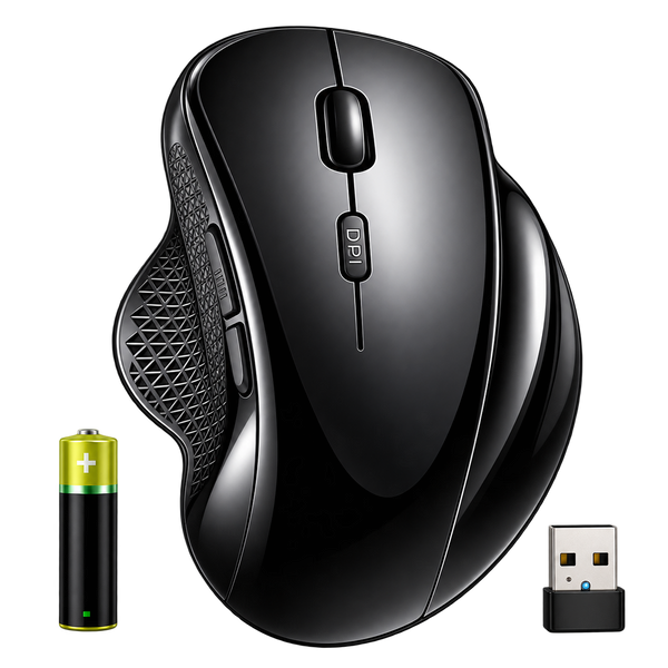 Globe 35 Wireless Mouse 6D Buttons - Black