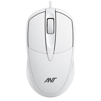 Globe 10 Wired Optical Mouse - White