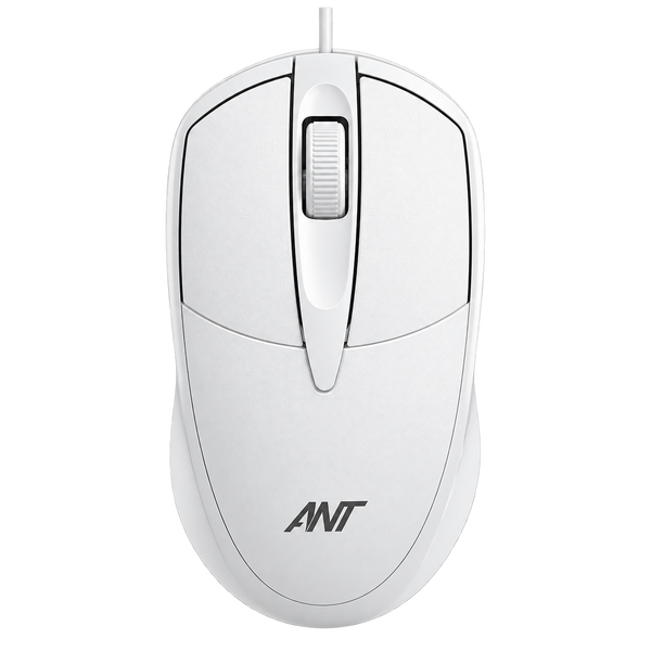 Globe 10 Wired Optical Mouse - White